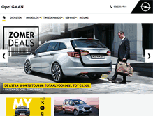 Tablet Screenshot of opel.gman.be